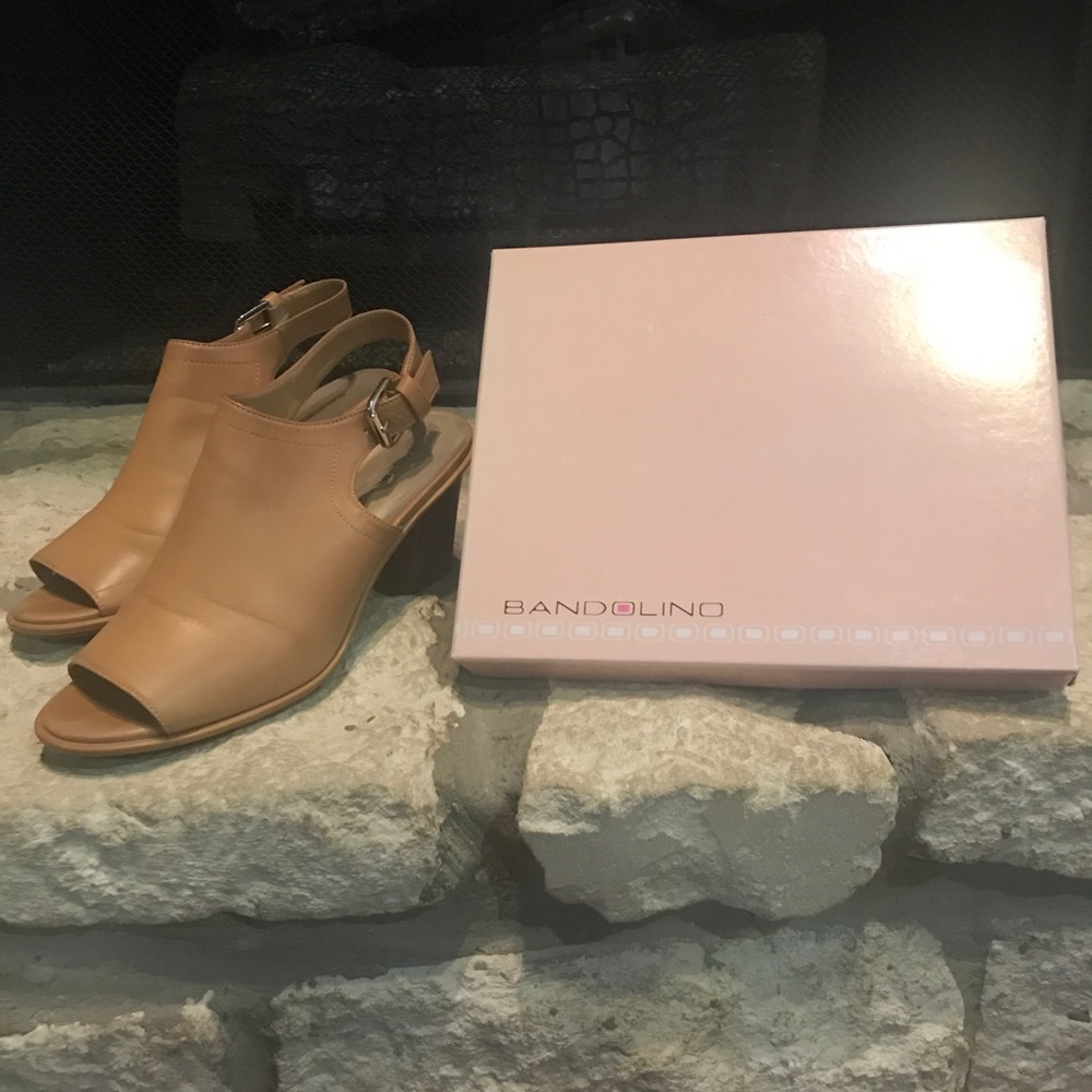 Bandelino size 10 Peep-Toe, Sling-Back Shoes